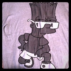 Divided H&M bart Simpson Sweater Women’s Medium